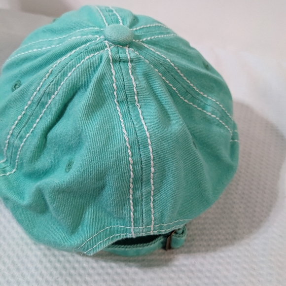 🧢 NEW Aqua America Flag Hat Adjustable Labor Day - Picture 4 of 6